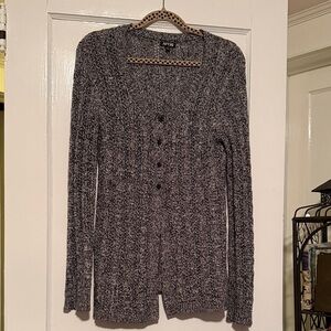 Apt. 9 Women's Black and White Cardigan